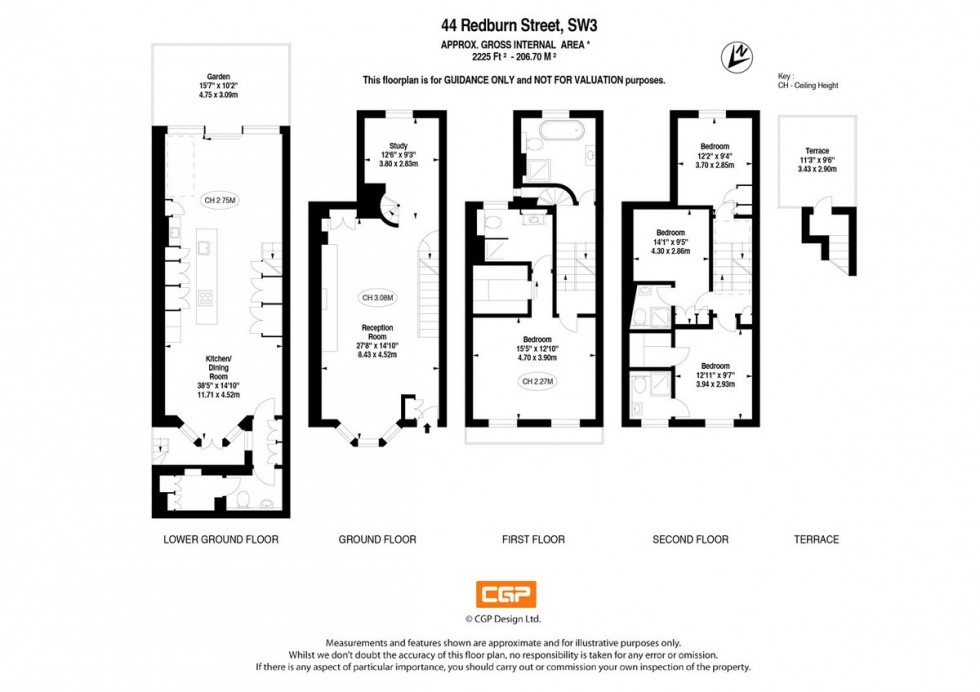 Floorplan for Redburn Street, Chelsea, SW3