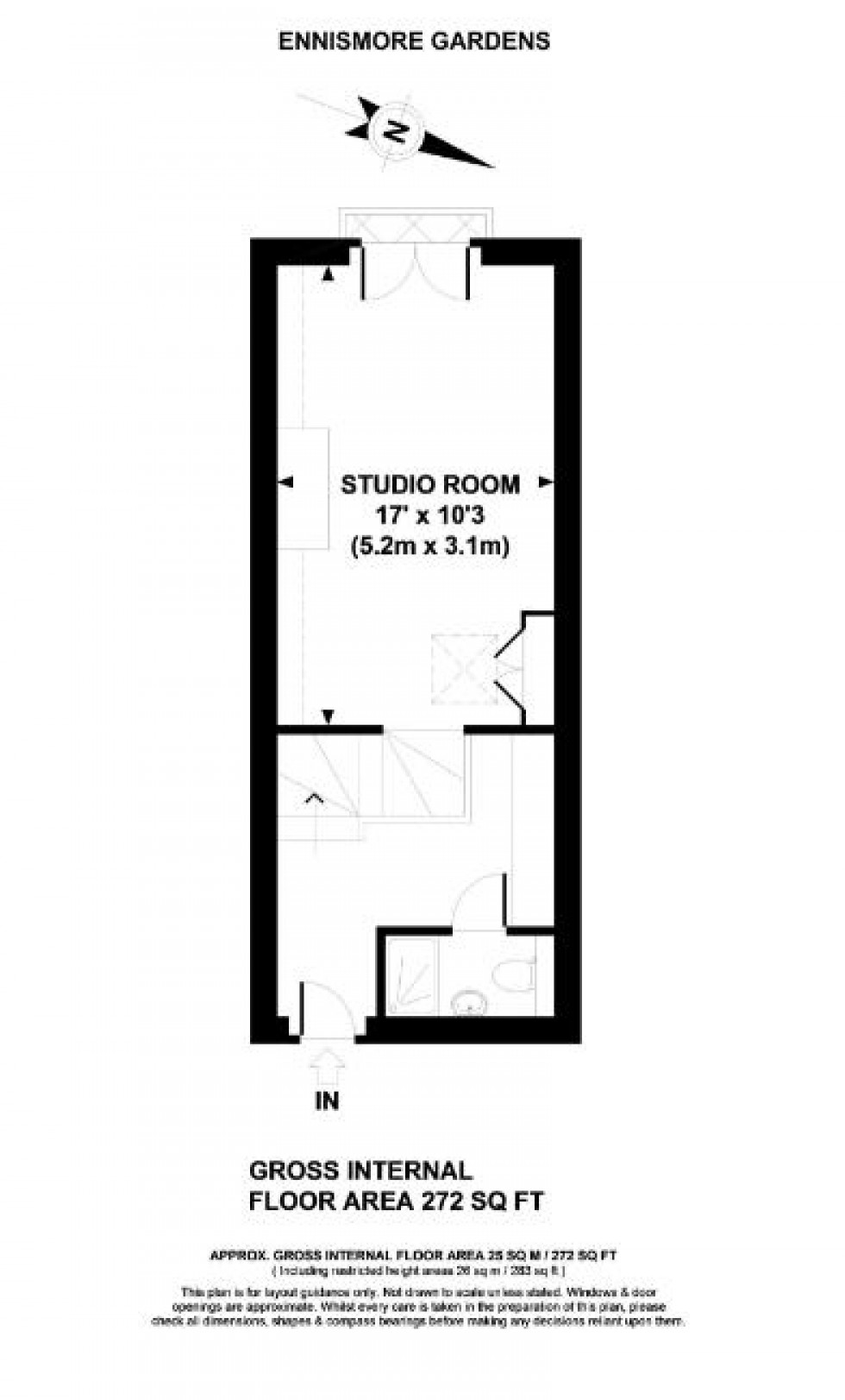 Floorplan for Ennismore Gardens, South Kensington, SW7