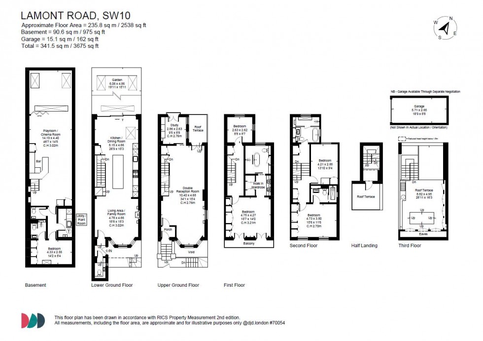 Floorplan for Lamont Road, Chelsea SW10
