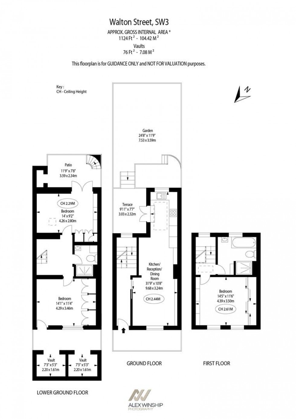 Floorplan for Walton Street, Chelsea, SW3