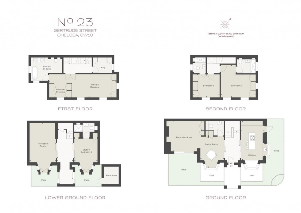 Floorplan for Gertrude Street, Chelsea SW10