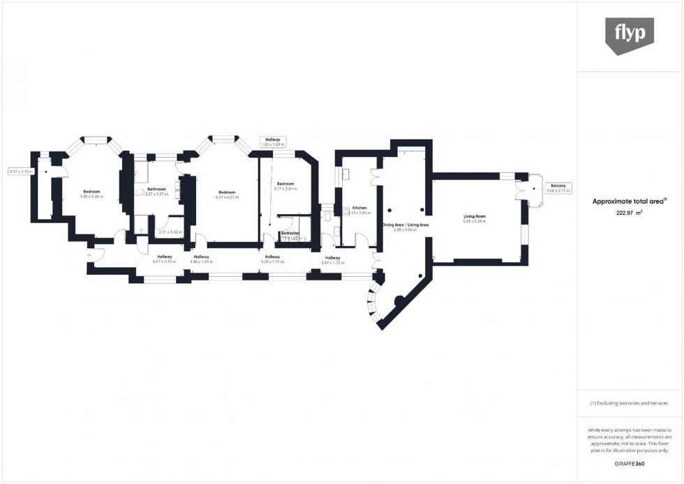 Floorplan for Prince Consort Road, South Kensington SW7