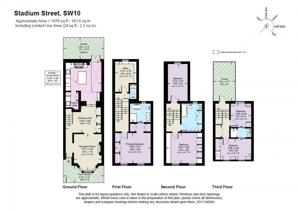 Floorplan for Stadium Street, Chelsea SW10