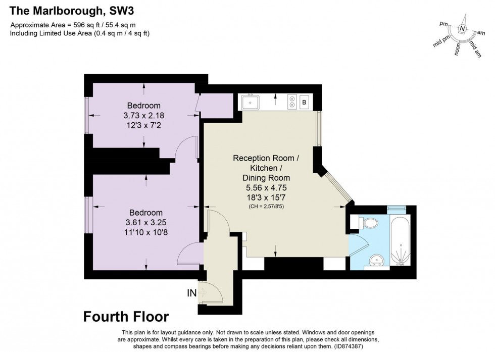 Floorplan for The Marlborough, Walton Street, SW3