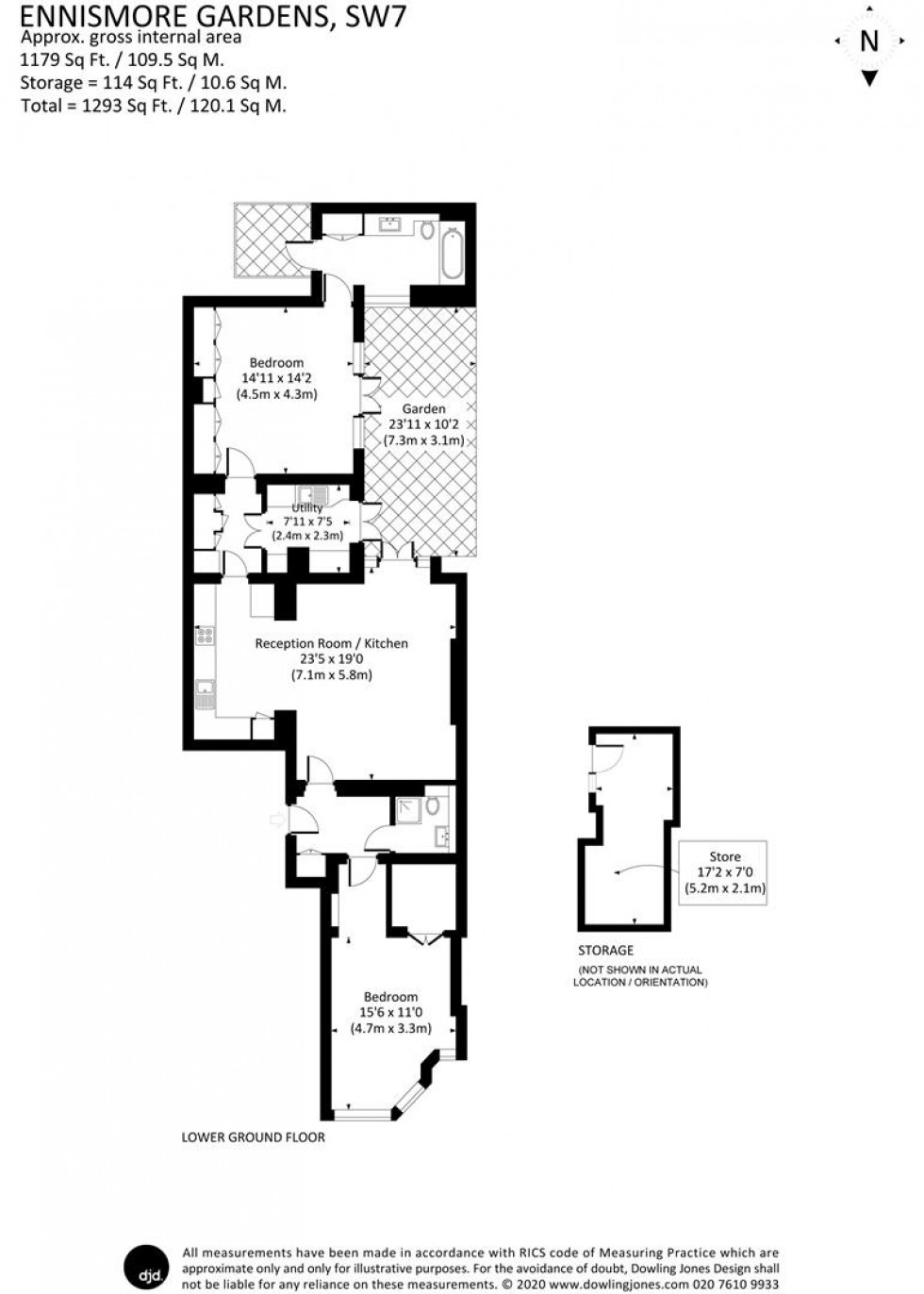 Floorplan for Ennismore Gardens, Knightsbridge SW7