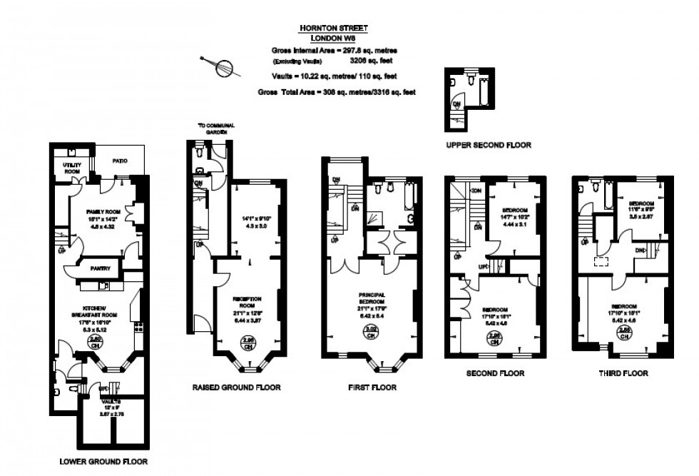 Floorplan for Hornton Street, Kensington, W8