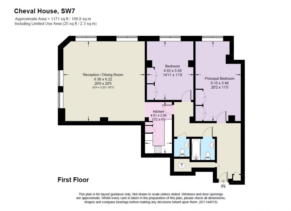 Floorplan for Montpelier Walk, Knightsbridge SW7